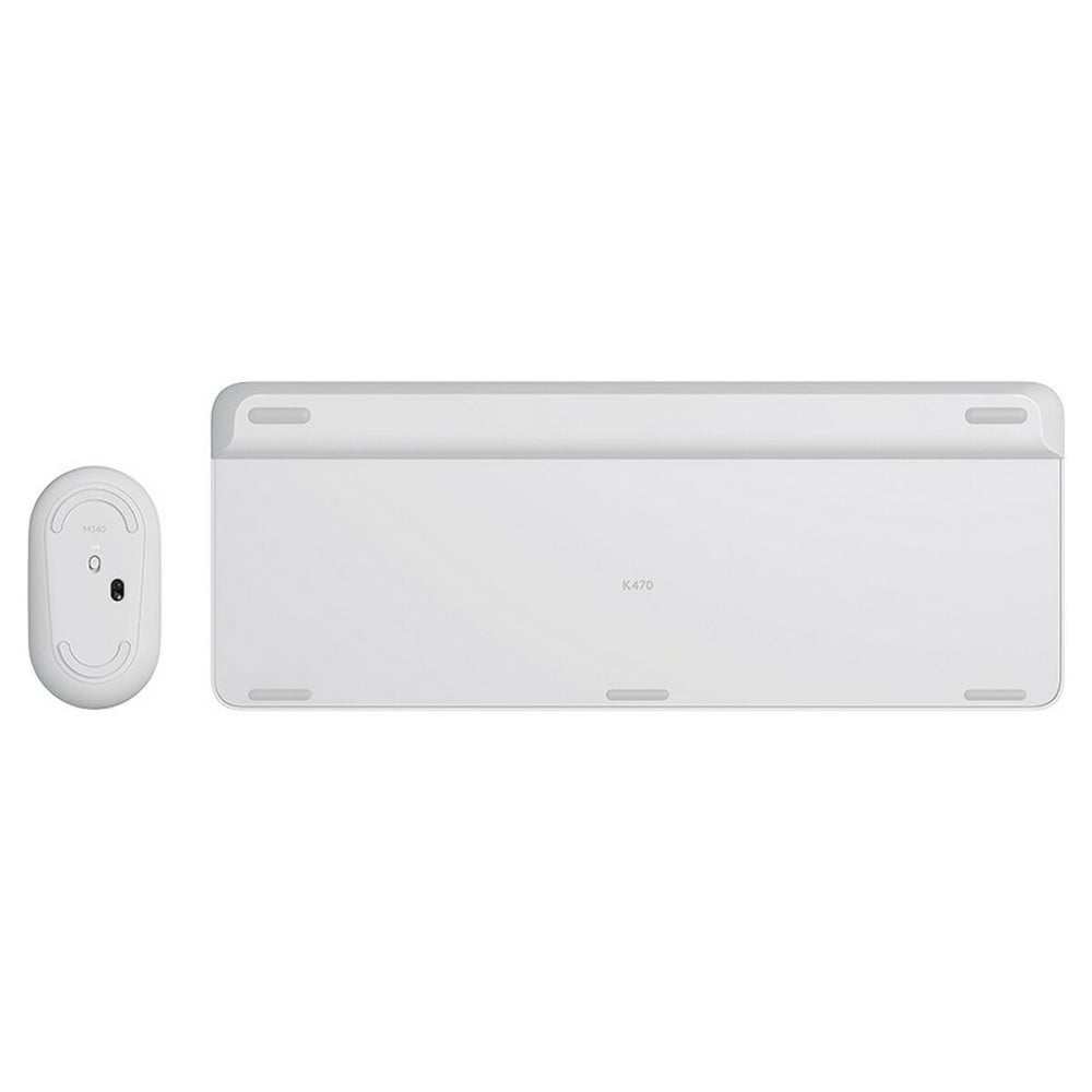 Keyboard and Mouse Logitech MK470 White French AZERTY