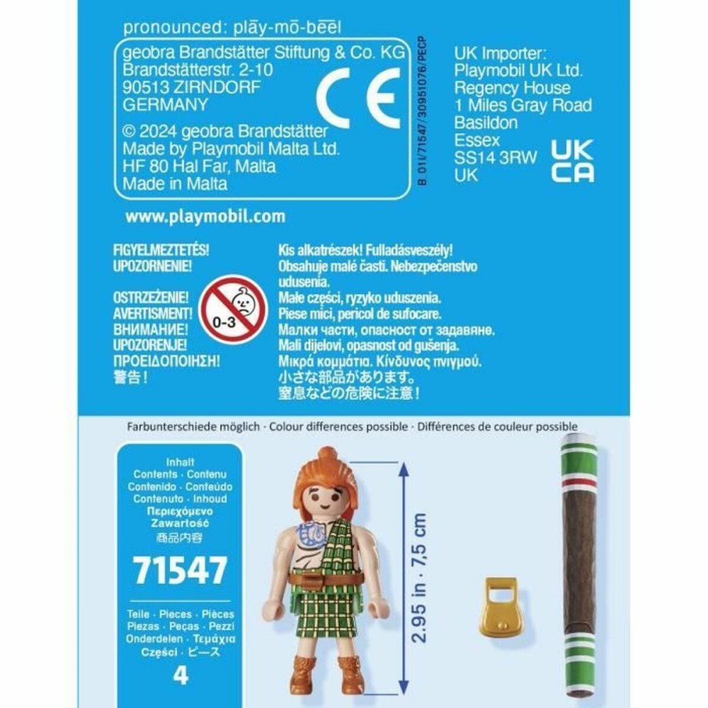 Playset Playmobil Asterix 71547 4 Stücke 4 Stück