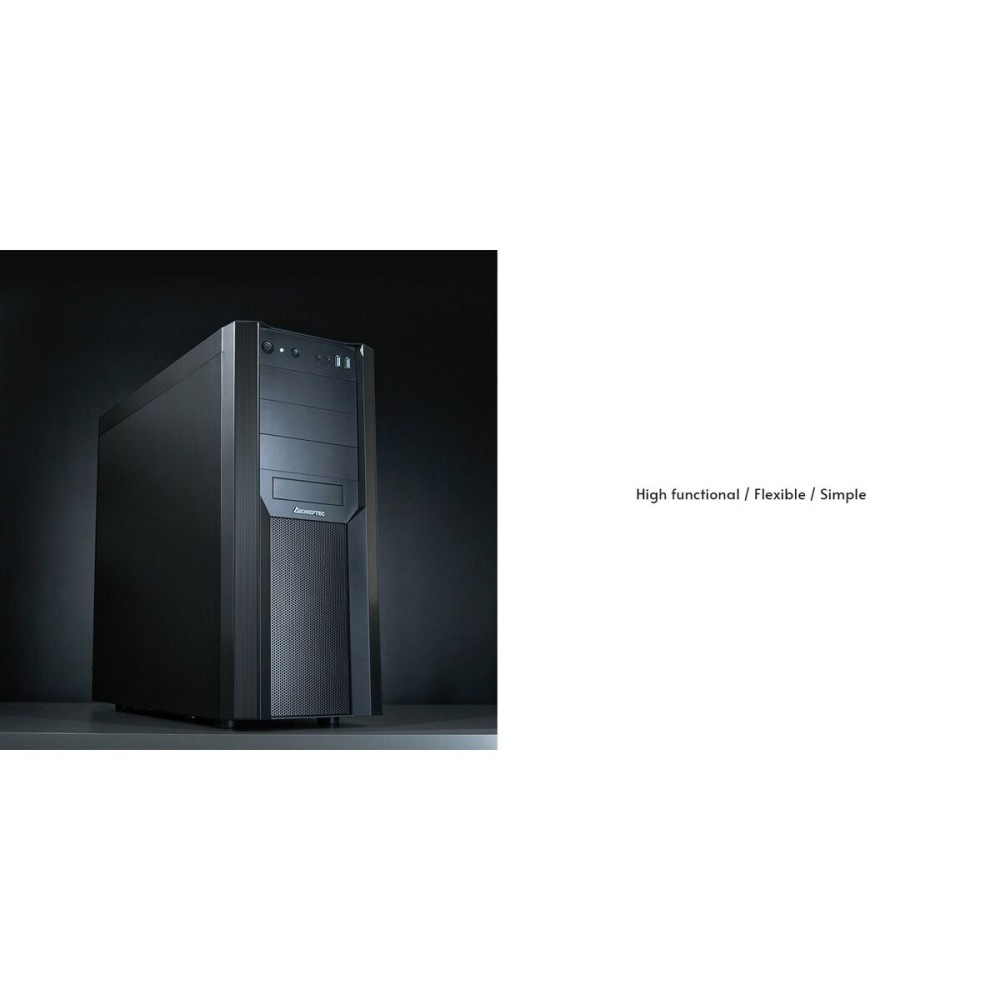 ATX Semi-Tower Gehäuse Chieftec CW-01B-OP Schwarz