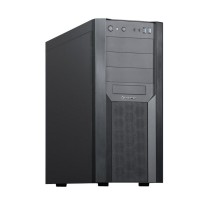 ATX Semi-Tower Gehäuse Chieftec CW-01B-OP Schwarz
