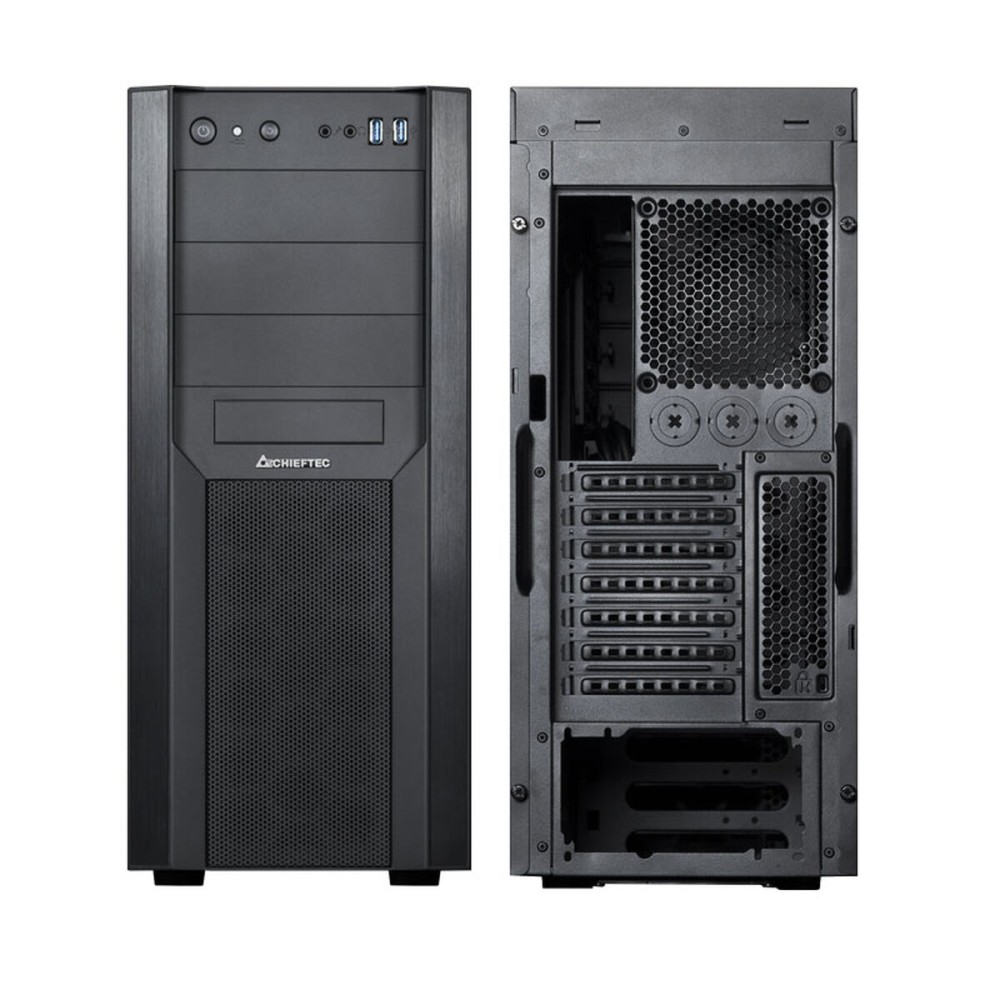 ATX Semi-Tower Gehäuse Chieftec CW-01B-OP Schwarz
