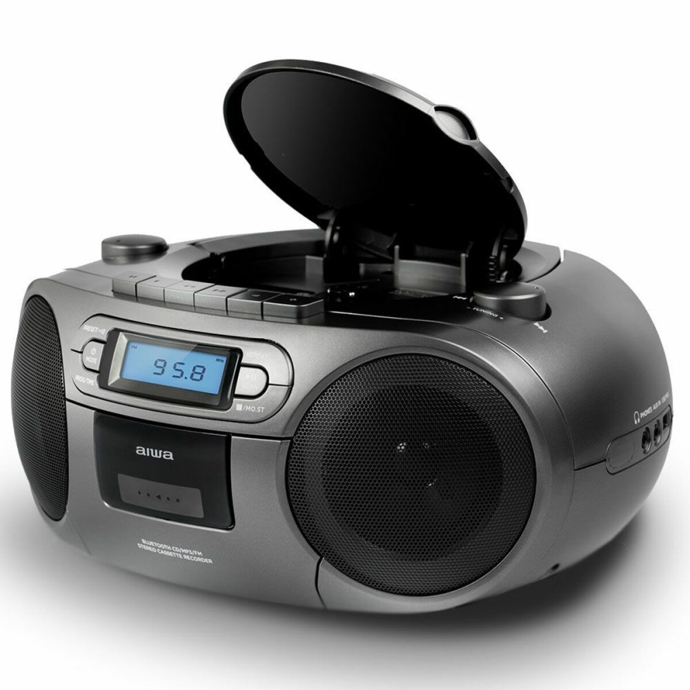 Audio-Kassette Aiwa BBTC-550MG Bluetooth Grau