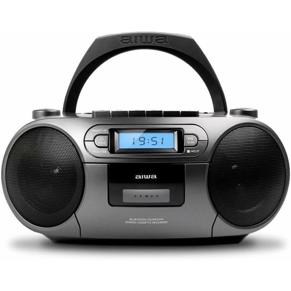 Radio-Cassette Aiwa BBTC-550MG Bluetooth Gris