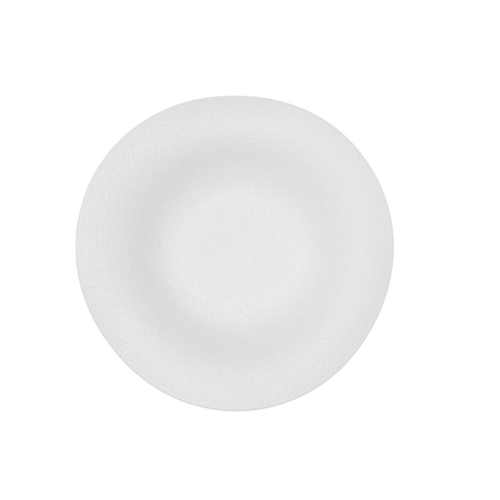 Assiette à pâtes Bidasoa Fosil Blanc Céramique 21,9 x 21,3 x 6,8 cm (6 Unités)
