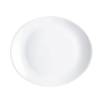 Assiette plate Luminarc Friends Time Blanc verre 30 x 26 cm (12 Unités)