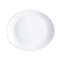 Flacher Teller Luminarc Friends Time Weiß Glas 30 x 26 cm (12 Stück)