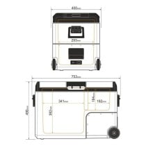 Mini Fridge Yolco TCX50 60 W 10 L 40 L 52 L