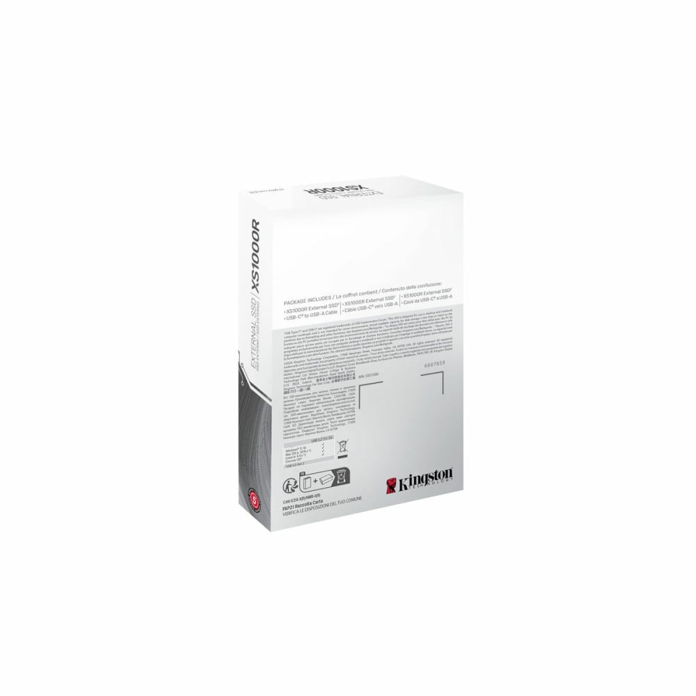 Externe Festplatte Kingston SXS1000R/2000G Rot 2 TB