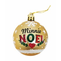 Weihnachtsbaumkugel Minnie Mouse Lucky Gold 10 Stück Kunststoff (Ø 6 cm)