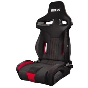 Rennsport-Sitz Sparco R333 Auto Schwarz Rot