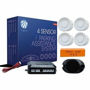 Parking Sensor M-Tech CP7W White 4 pcs 0,3 - 3 m