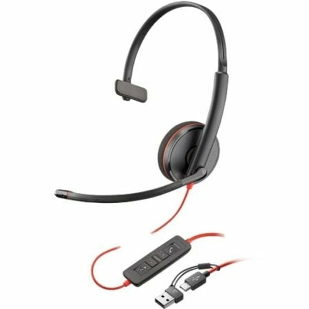 Casques avec Microphone Poly 8X214A6 Noir