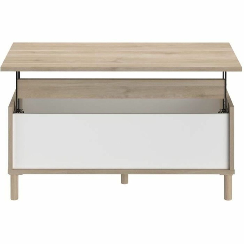 Lift-Top Coffee Table Parisot White 100 x 50 x 43,6 cm