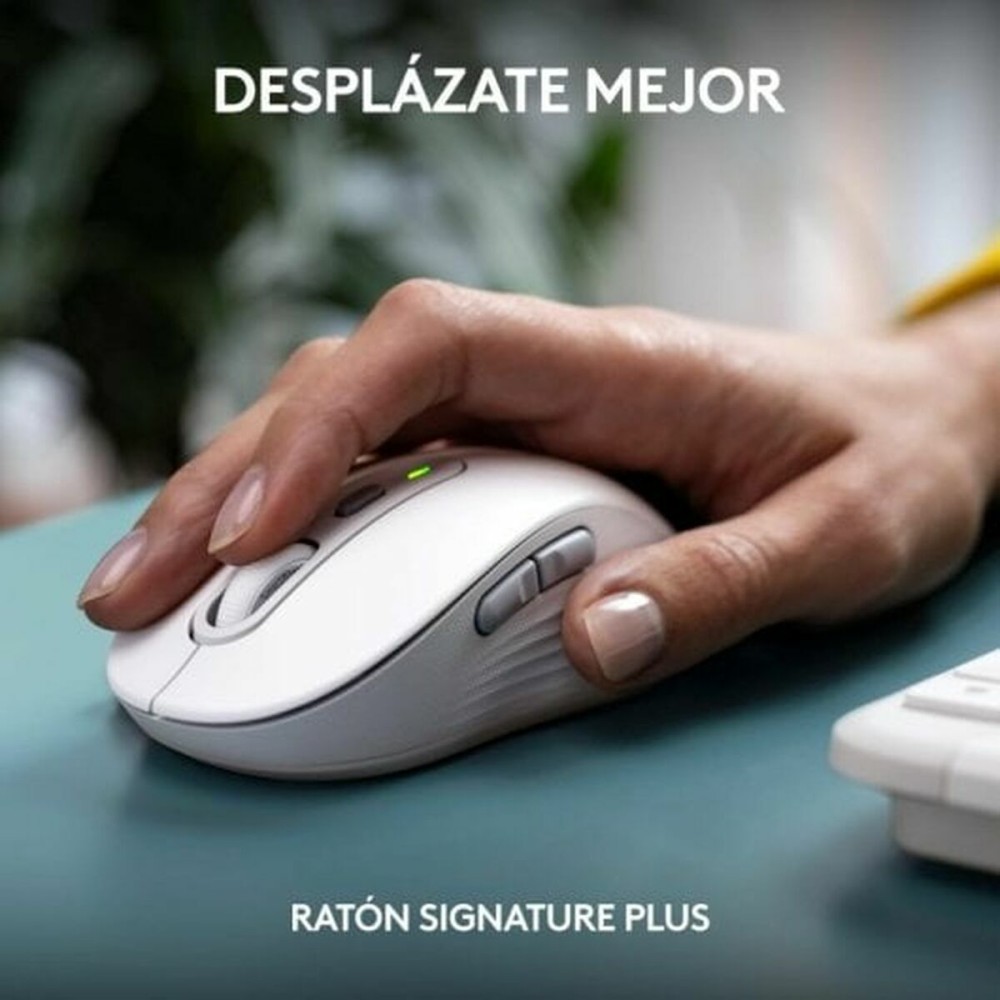 clavier et souris Logitech 920-012596 Blanc Espagnol QWERTY