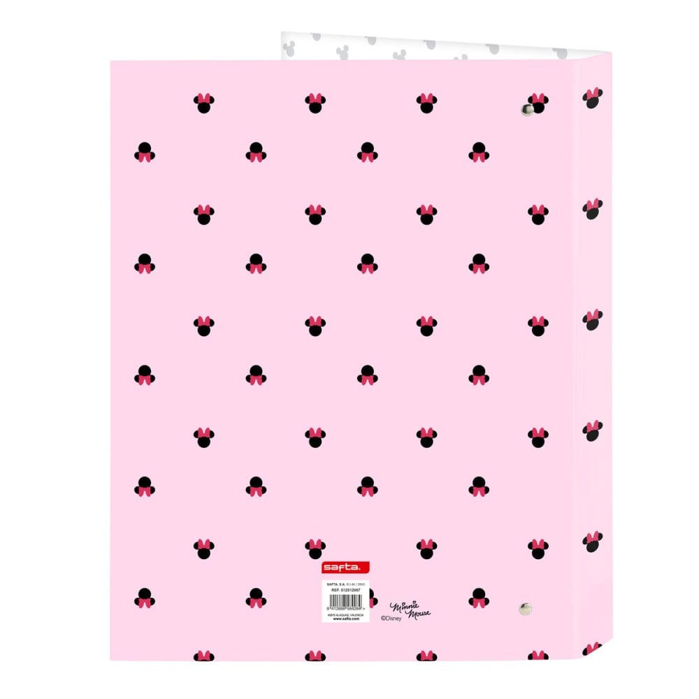 Ringbuch Minnie Mouse Naive Rosa A4 26.5 x 33 x 4 cm