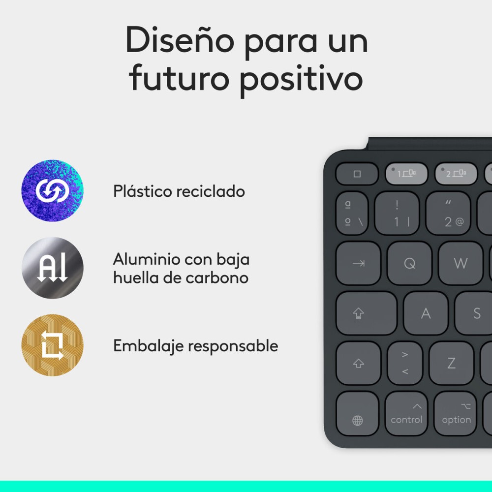 Clavier Bluetooth Logitech 920-013010 Graphite