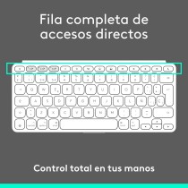 Bluetooth Keyboard Logitech 920-013011 Spanish Qwerty Grey White/Grey