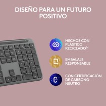 Clavier sans fil Logitech 920-012455 Graphite QWERTY