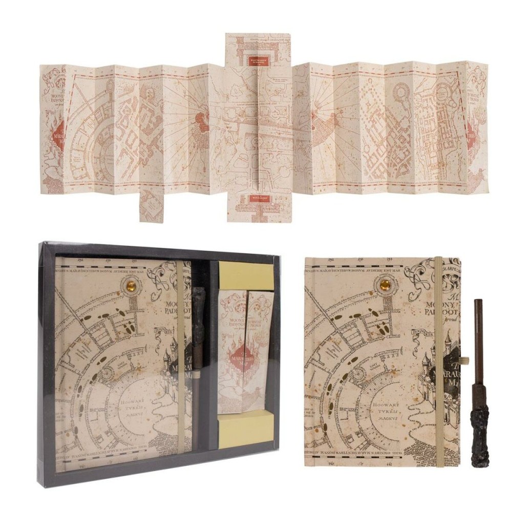 Ensemble de Papeterie Harry Potter 25,5 x 22,0 x 25,0 cm 3 Pièces