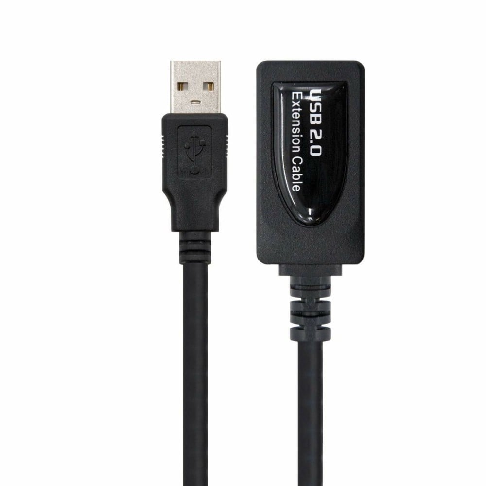 Câble Rallonge à USB NANOCABLE 10.01.0213 Noir 15 m