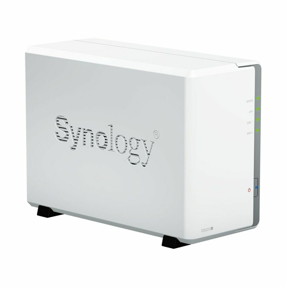 NAS-Netzwerk-Speicher Synology DS223J Quad Core Weiß