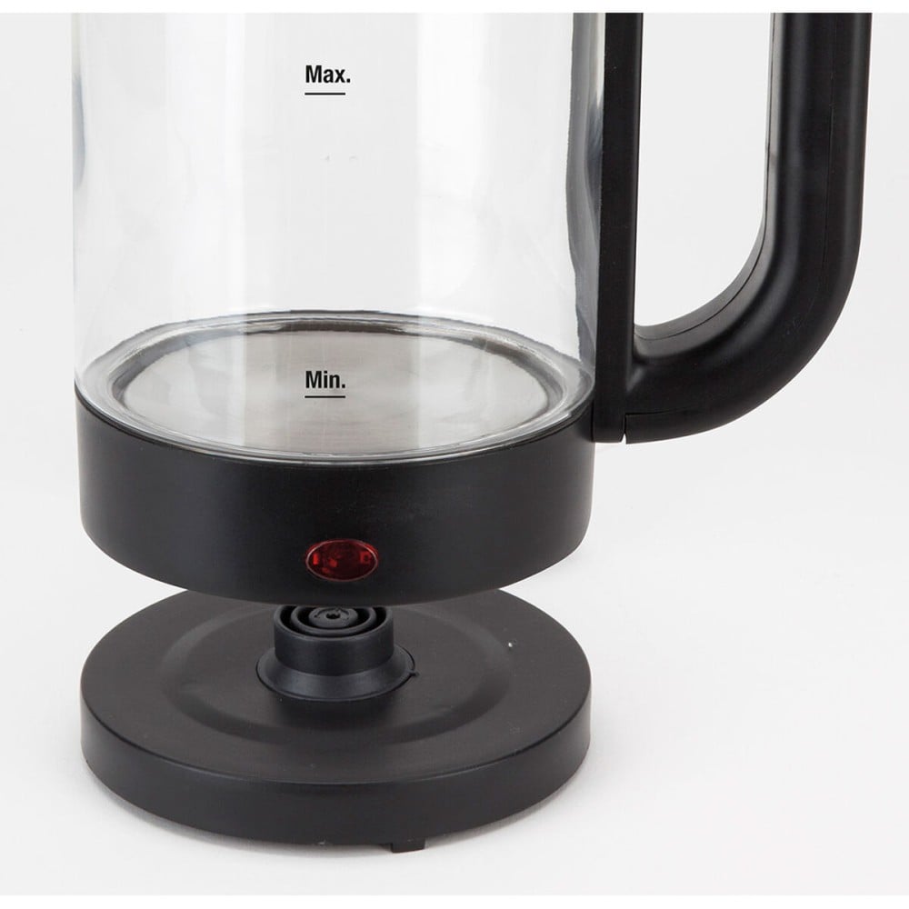 Wasserkocher JATA 1500 W 1,2 L Durchsichtig Edelstahl Borosilikatglas