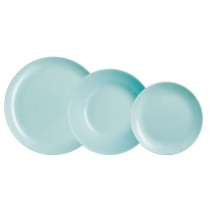 Geschirr Luminarc Diwali Turquesa türkis Glas 18 Stücke