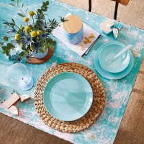 Tableware Luminarc Diwali Turquesa Turquoise Glass 18 Pieces