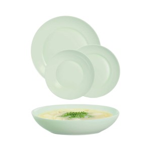 Geschirr Luminarc Apy Paradise Verde grün Glas 18 Stücke