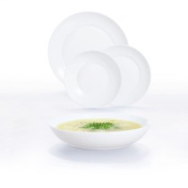 Geschirr Luminarc Apy Weiß Glas 18 Stücke