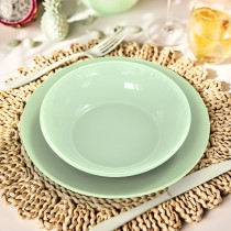 Geschirr Luminarc Apy Paradise Verde grün Glas 18 Stücke