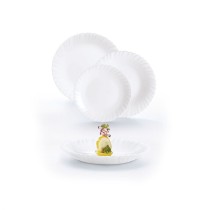 Tableware Luminarc Feston White Glass 18 Pieces