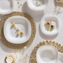 Geschirr Luminarc Carine Blanco Weiß Glas 19 Stücke