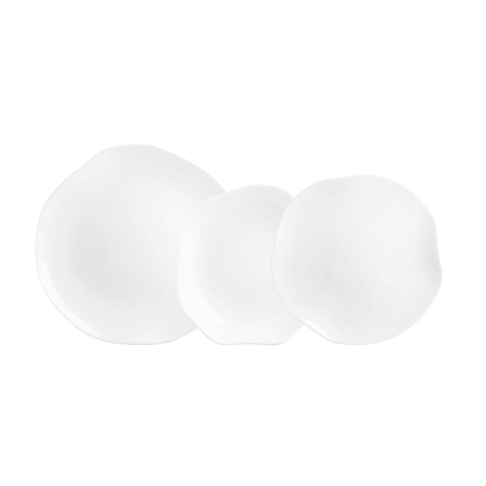 Geschirr Luminarc Galeo Weiß Glas 18 Stücke