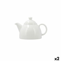 Théière Bidasoa Serenity Hydrozero Blanc Céramique 630 ml (2 Unités)