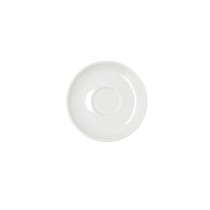 Plate Bidasoa Serenity Hydrozero White Ceramic Ø 15 cm Coffee (6 Units)