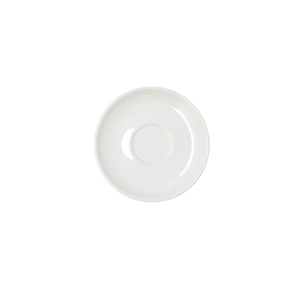 Plate Bidasoa Serenity Hydrozero White Ceramic Ø 15 cm Coffee (6 Units)