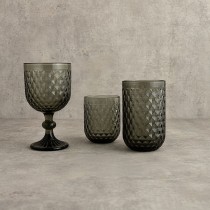Wasserglas Bidasoa Elite Grau Glas 260 ml (6 Stück)