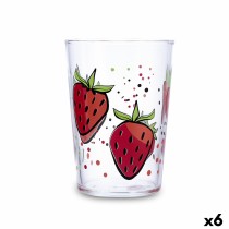 Wasserglas Luminarc Fresas Bunt Glas Erdbeeren 500 ml (6 Stück)