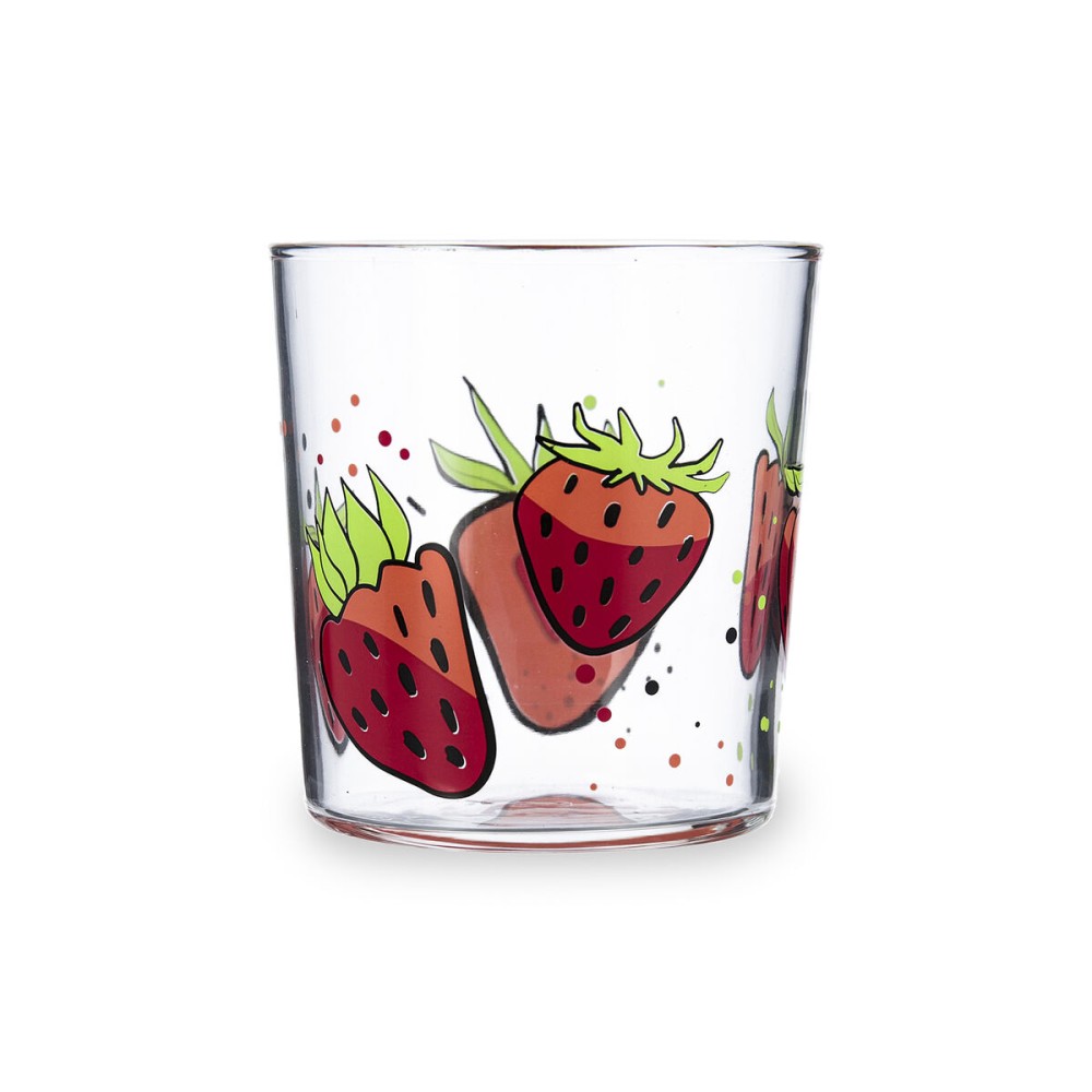 Wasserglas Luminarc Fresas Bunt Glas Erdbeeren 360 ml (6 Stück)