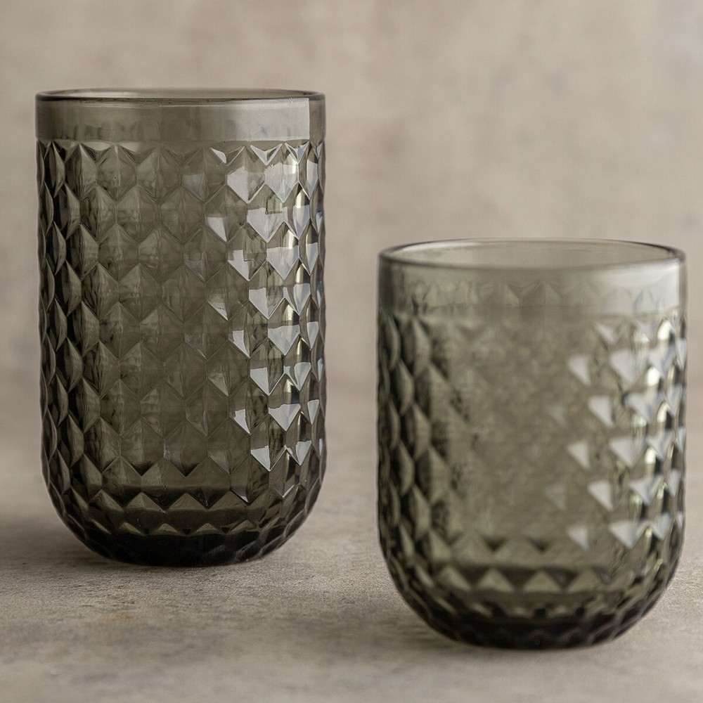 Wasserglas Bidasoa Elite Grau Glas 400 ml (6 Stück)