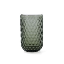 Glass for water Bidasoa Elite Grey Glass 400 ml (6 Units)