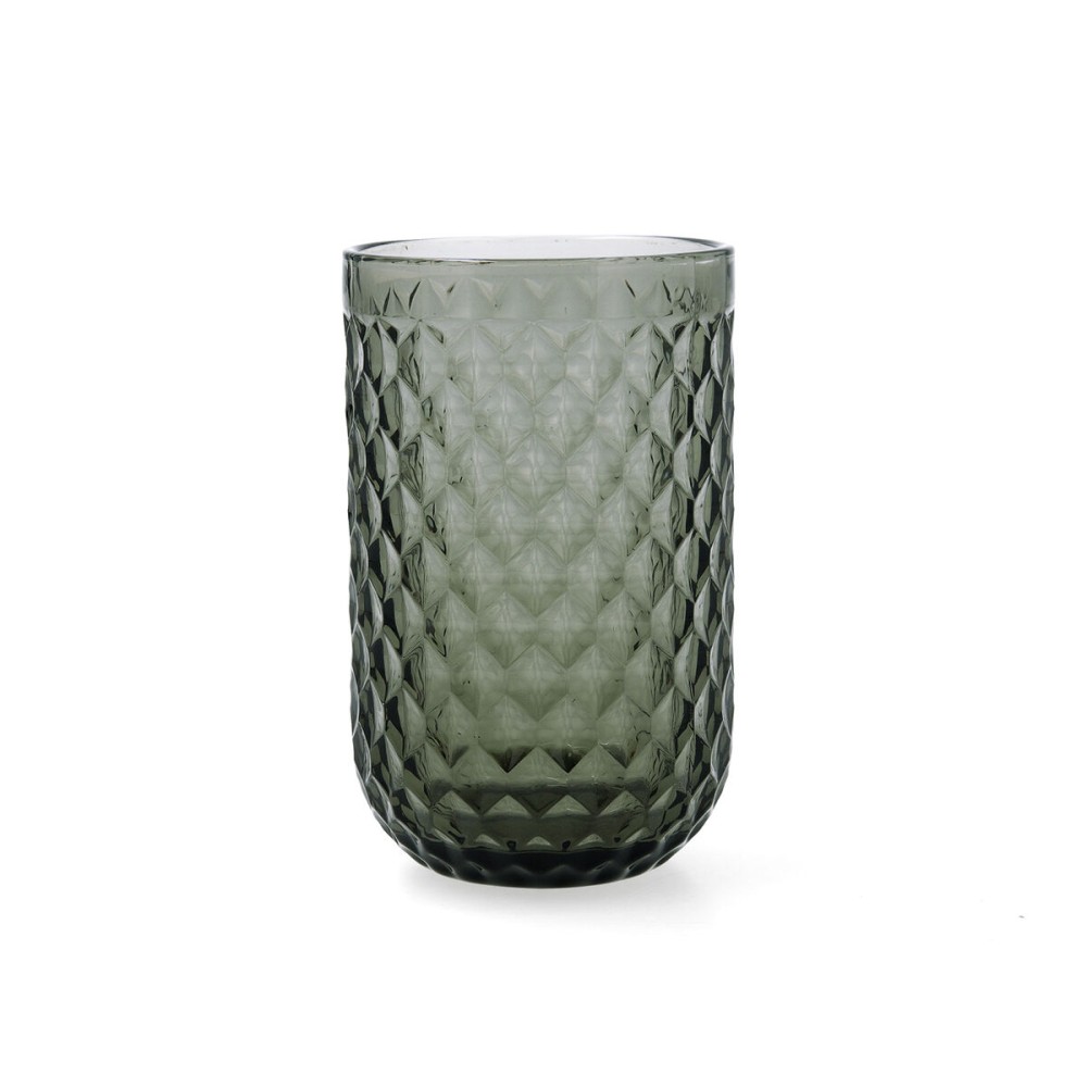 Glass for water Bidasoa Elite Grey Glass 400 ml (6 Units)