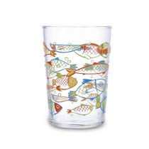 Wasserglas Luminarc Peces Bunt Glas Fische 500 ml (6 Stück)