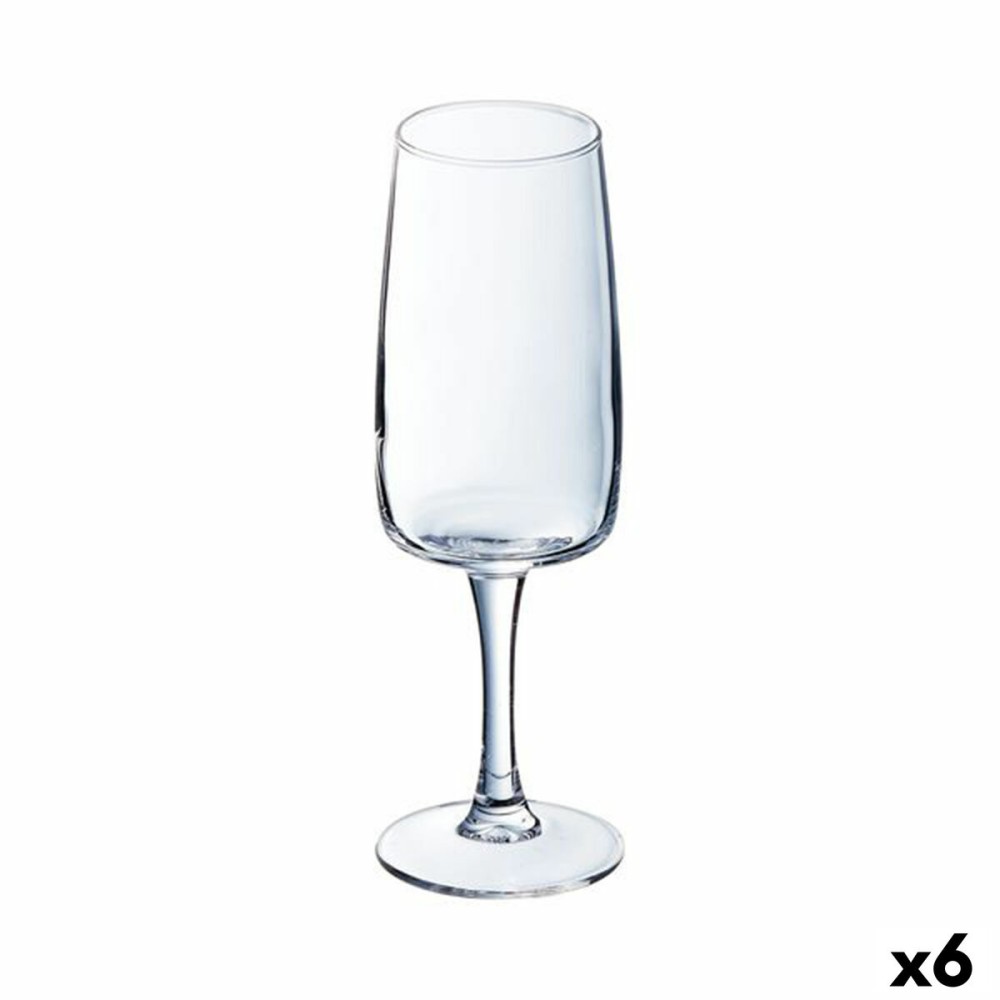 Champagnerglas Luminarc Equip Home Durchsichtig Glas 170 ml (6 Stück)