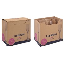 Champagnerglas Luminarc Ara Durchsichtig Glas 160 ml (6 Stück)