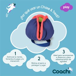 Trainingsspielzeug Coachi CHASE & TREAT Blau