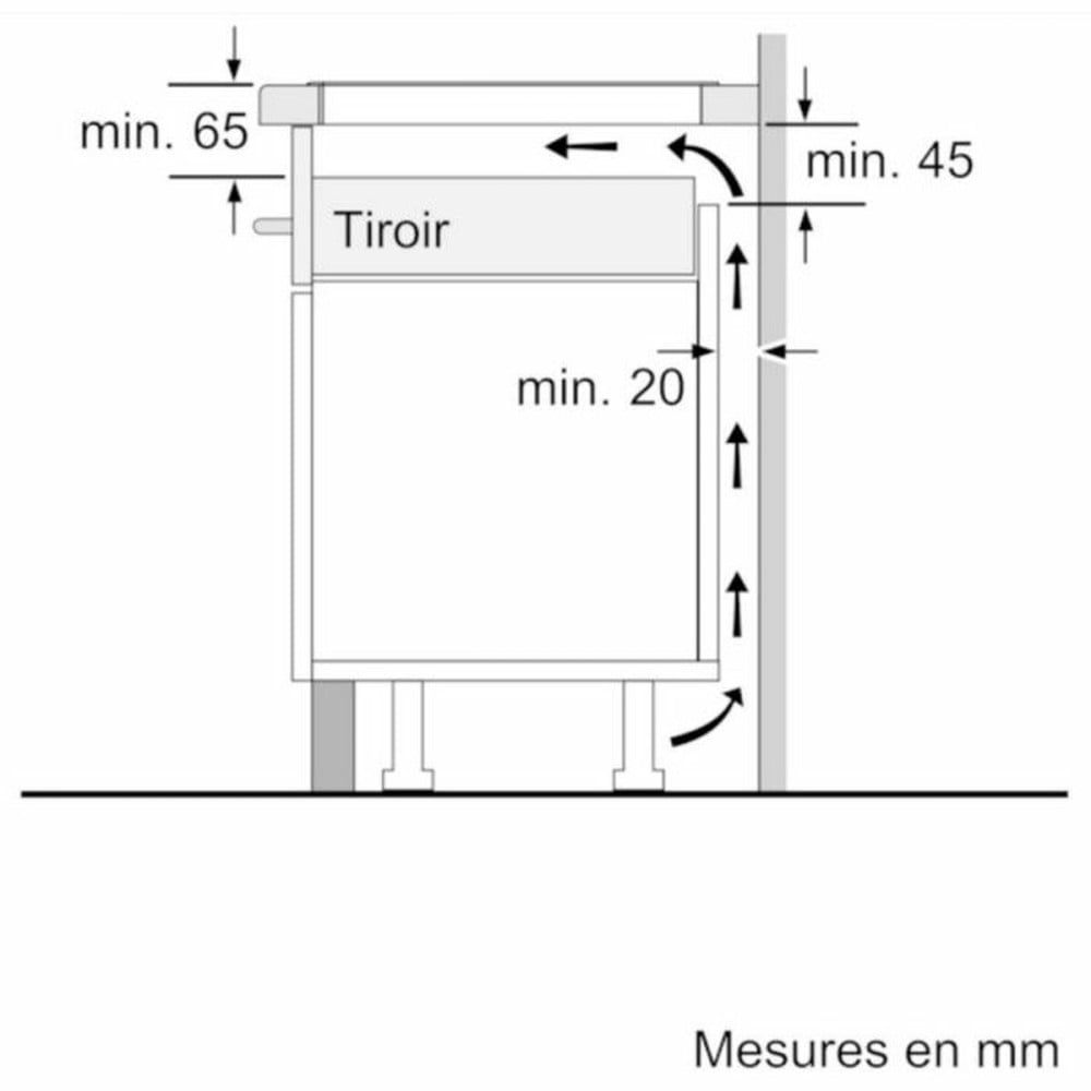 Induktionskochfeld BOSCH PUC611AA5E 60 cm 4600 W
