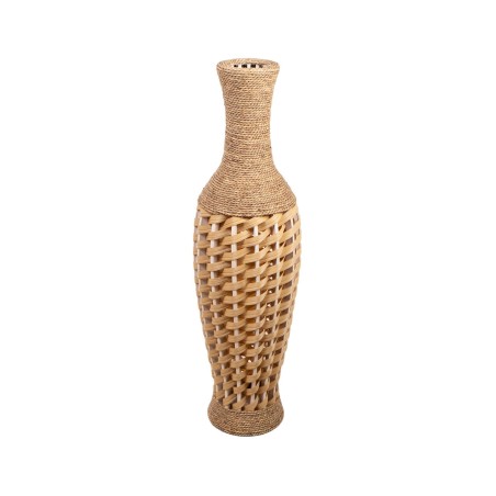 Vase de sol Alexandra House Living Marron PVC Fibre naturelle 29 x 100 x 29 cm