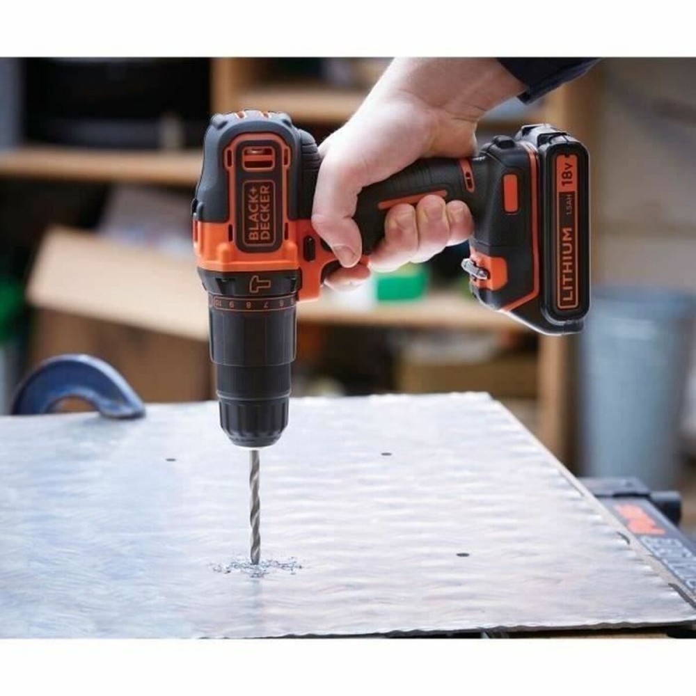 Tournevis Black & Decker BDCHD18C2TA-QW 18V